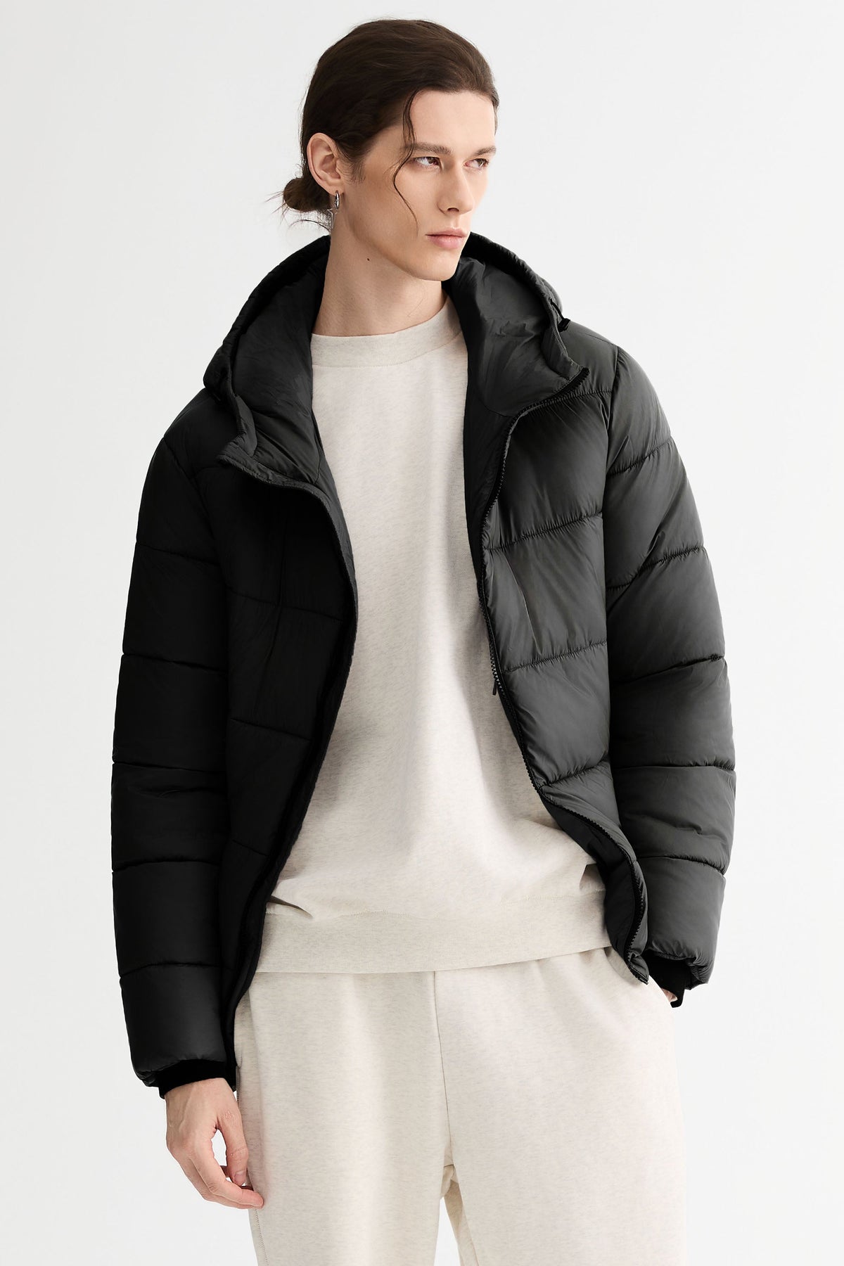 Hot-Sale Essential Hooded Puffer Jacket with Quilted Finish