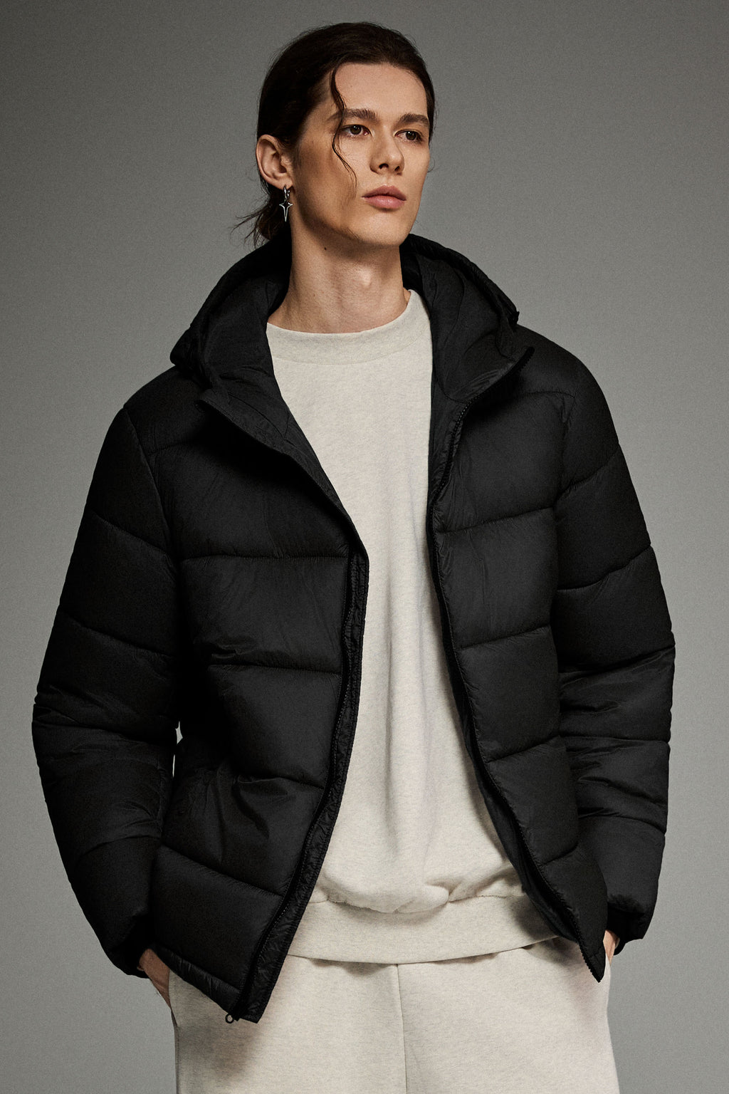 Hot-Sale Essential Hooded Puffer Jacket with Quilted Finish