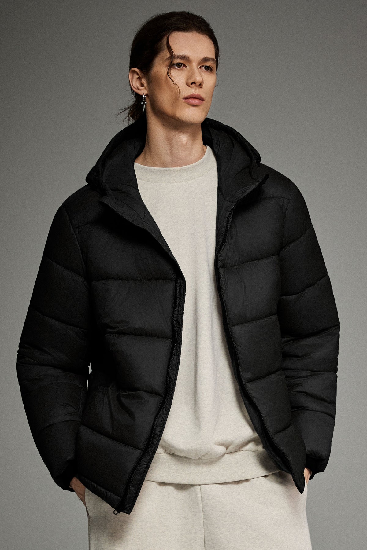 Hot-Sale Essential Hooded Puffer Jacket with Quilted Finish