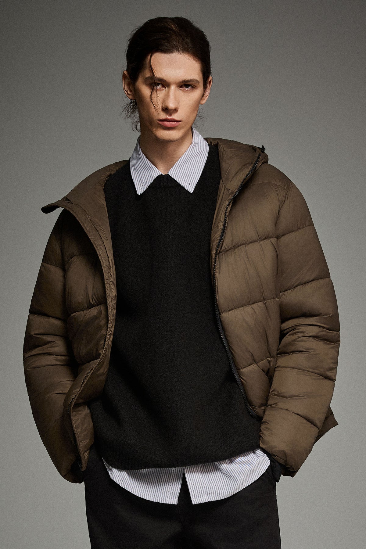 Hot-Sale Essential Hooded Puffer Jacket with Quilted Finish