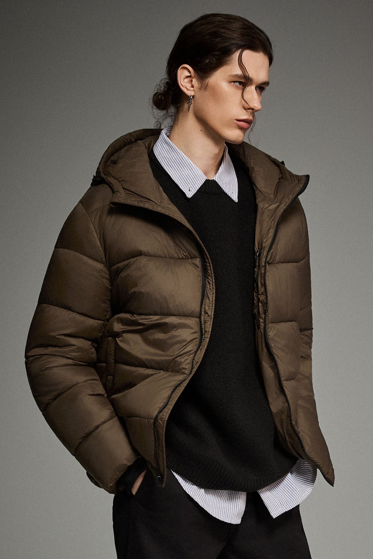 Hot-Sale Essential Hooded Puffer Jacket with Quilted Finish
