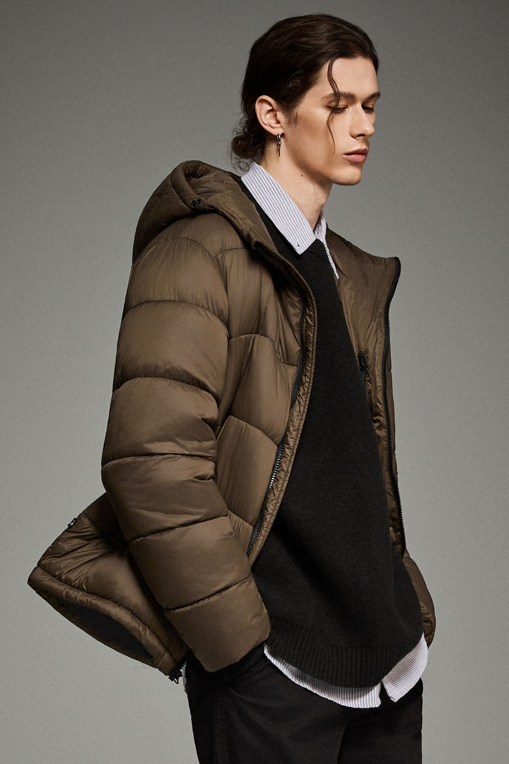 Hot-Sale Essential Hooded Puffer Jacket with Quilted Finish
