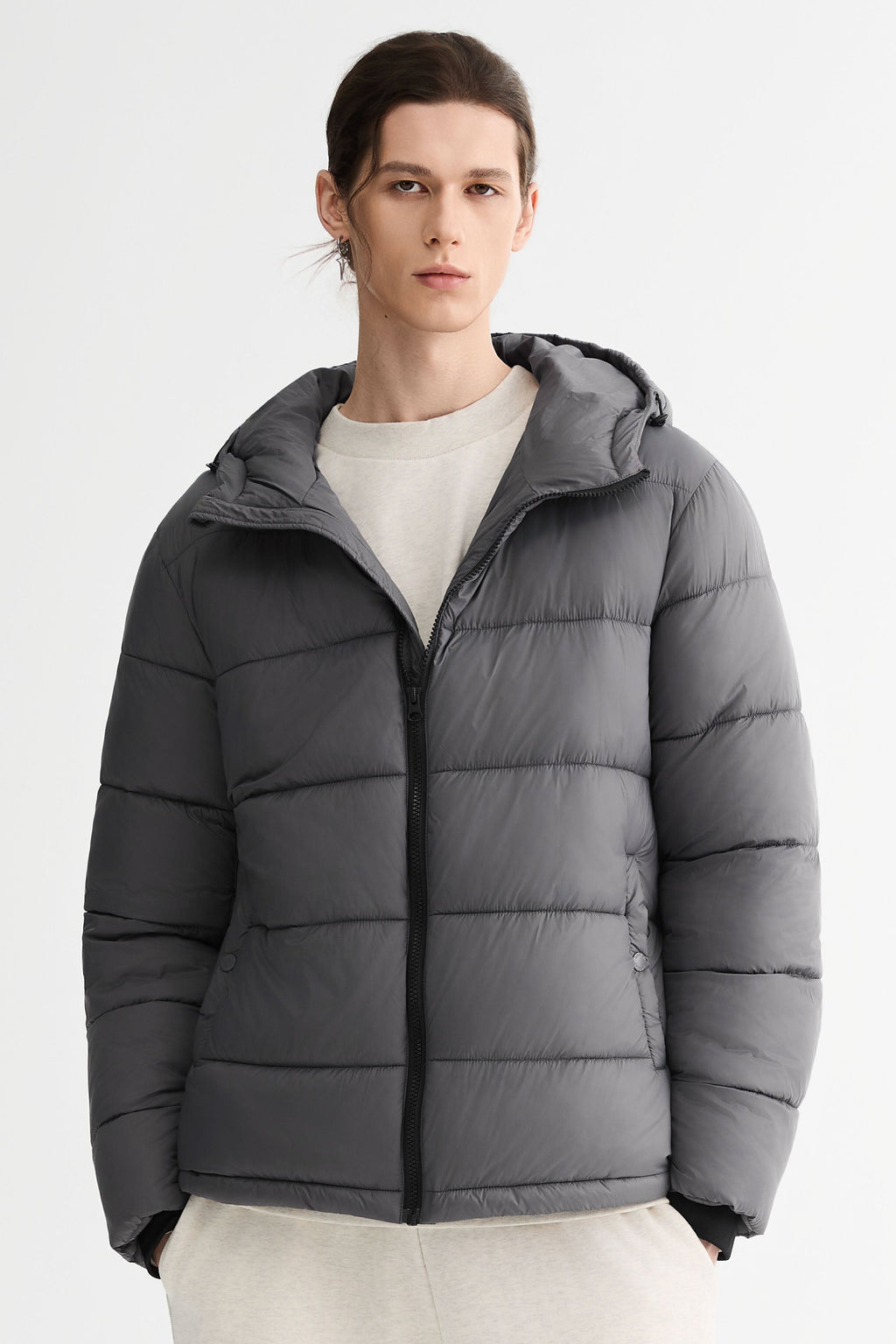 Hot-Sale Essential Hooded Puffer Jacket with Quilted Finish