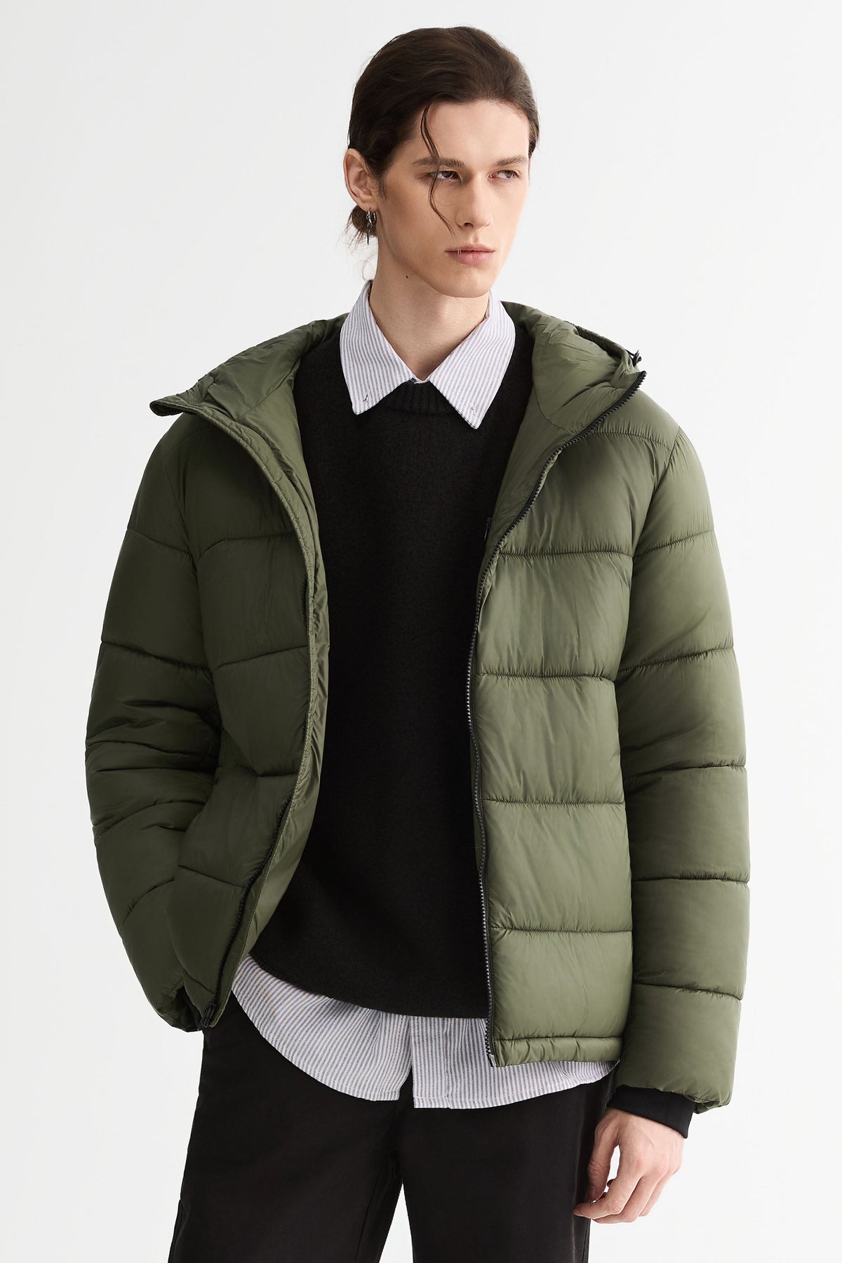 Hot-Sale Essential Hooded Puffer Jacket with Quilted Finish