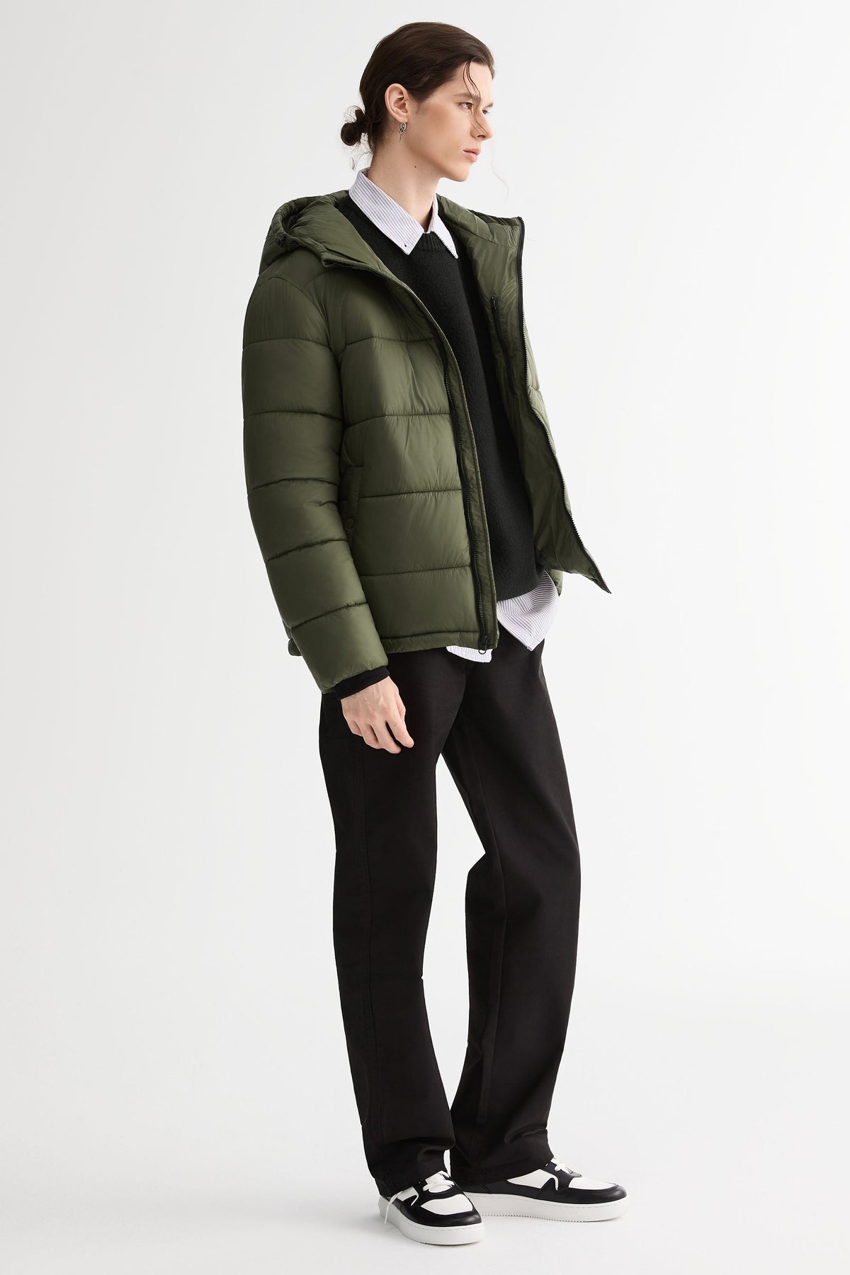 Hot-Sale Essential Hooded Puffer Jacket with Quilted Finish