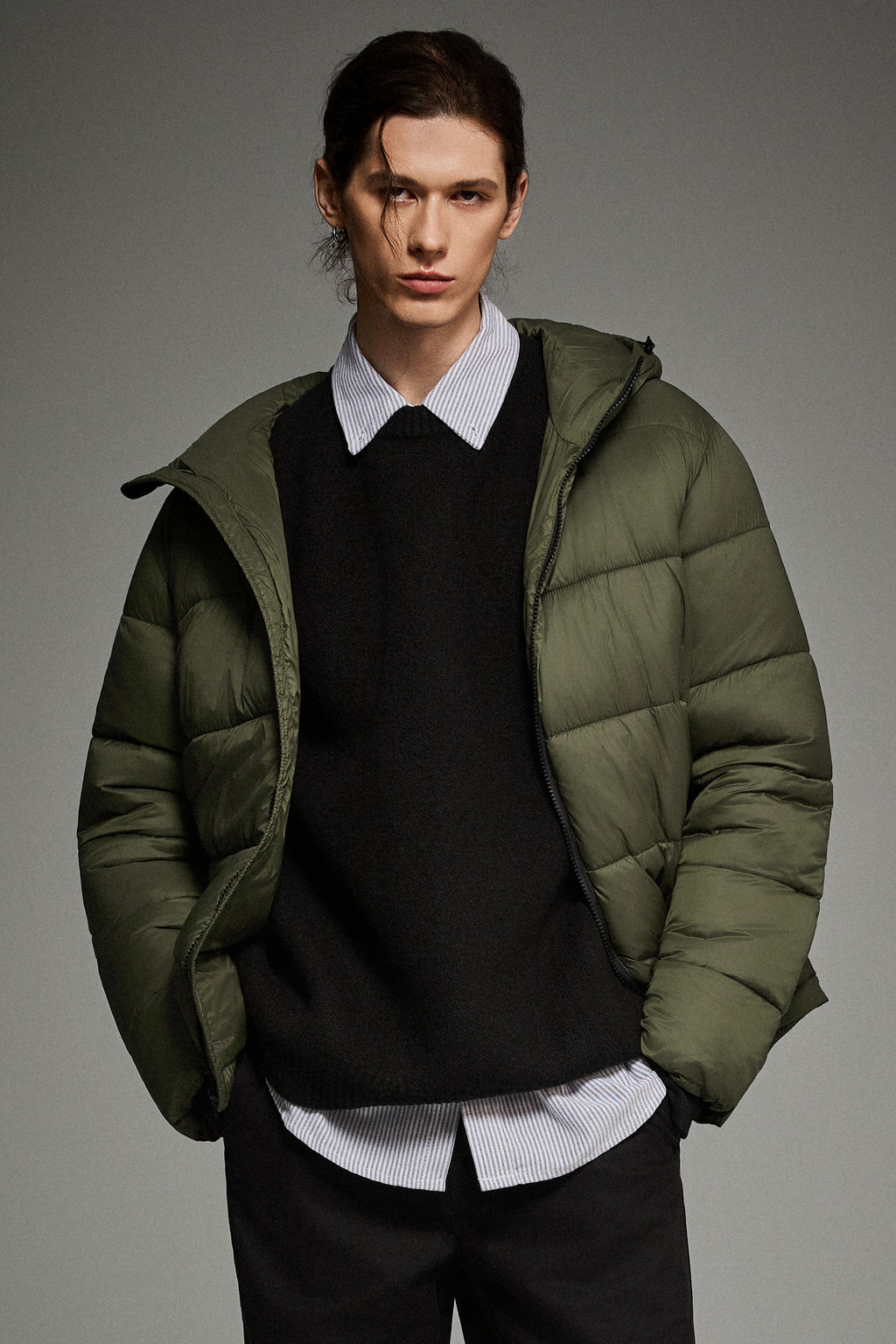 Hot-Sale Essential Hooded Puffer Jacket with Quilted Finish
