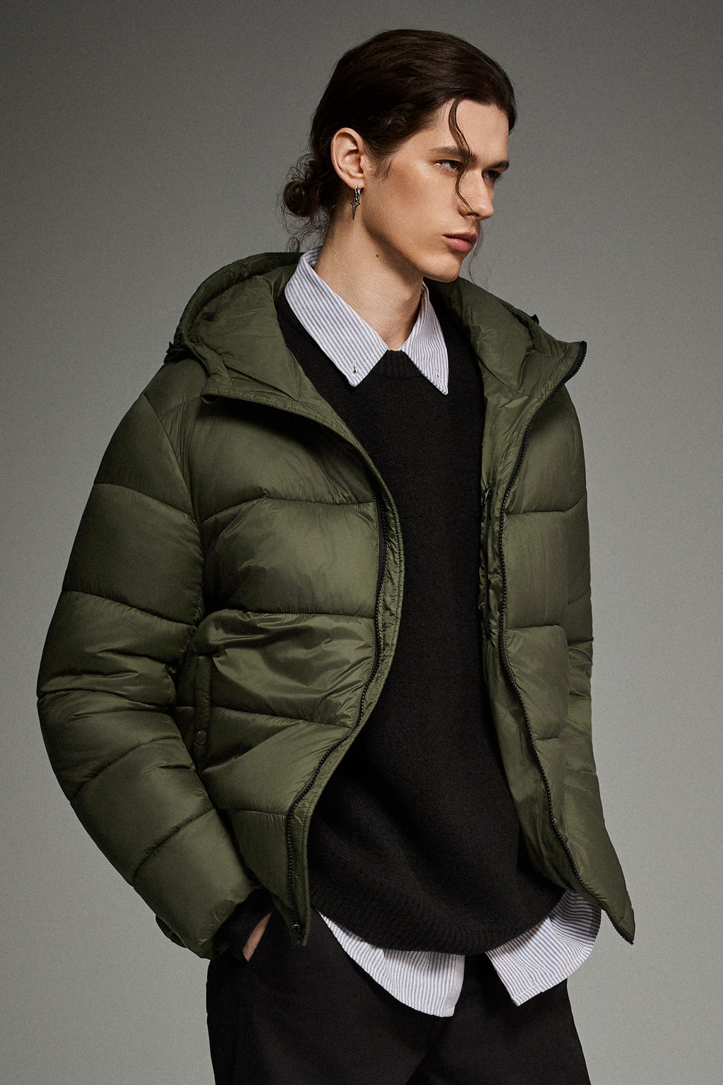 Hot-Sale Essential Hooded Puffer Jacket with Quilted Finish