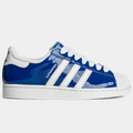 New Arrival ADIDAS ORIGINAL SUPERSTAR  II  PATENT LEATHER Men -ROYAL BLUE/WHITE