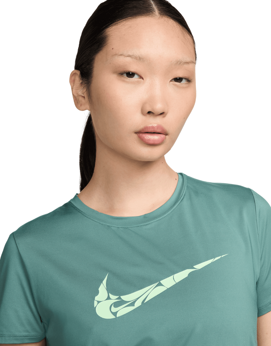 Top Seller Women's One Swoosh Dri-FIT Short-Sleeve Running Top :Bicoastal | Vapor Green