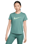 Top Seller Women's One Swoosh Dri-FIT Short-Sleeve Running Top :Bicoastal | Vapor Green
