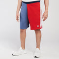 New Arrival Adidas Original 3 STRIPE SHORT Men -SCARLET/CREW BLUE