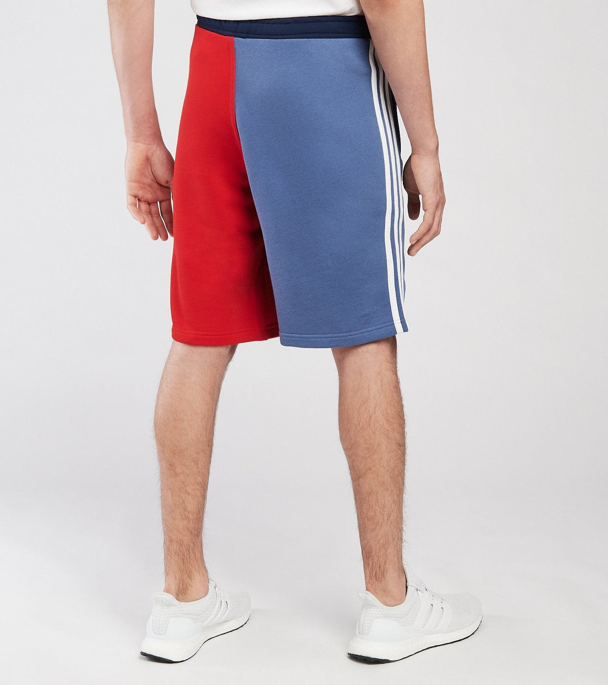 New Arrival Adidas Original 3 STRIPE SHORT Men -SCARLET/CREW BLUE
