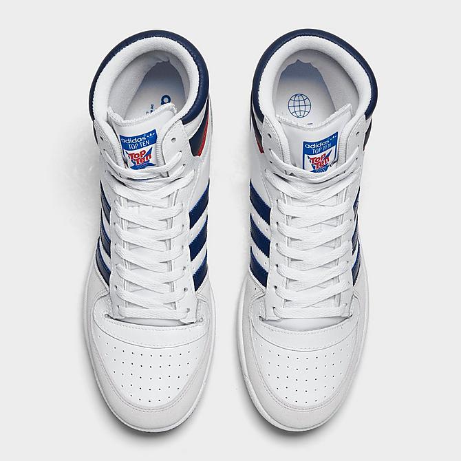 New Arrival Adidas Originals TOP TEN RB  MEN-WHITE NAVY RED