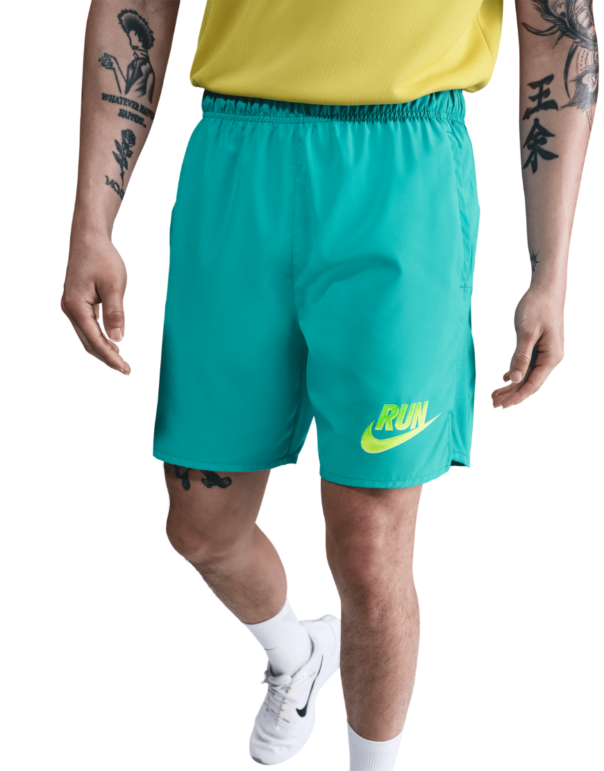 Top Seller Men's Dri-FIT 7" Unlined Challenger Run Energy Shorts :Dusty Cactus