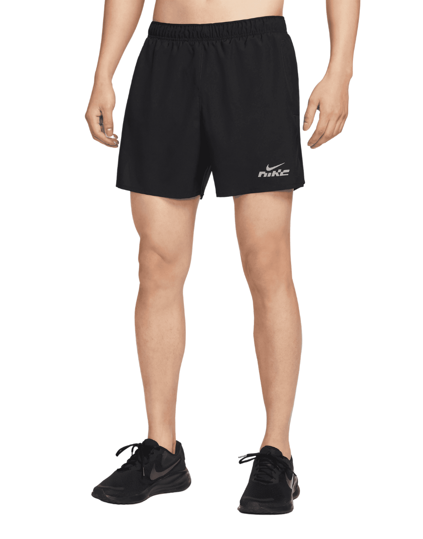 Top Seller Men's Challenger Flash Dri-FIT 5" Brief-Lined Running Shorts :Black