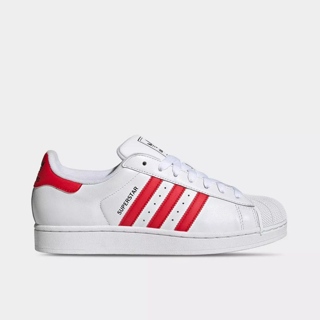 New Arrival Adidas Original SUPERSTAR II Men -WHITE /BETSCARLET/BLACK