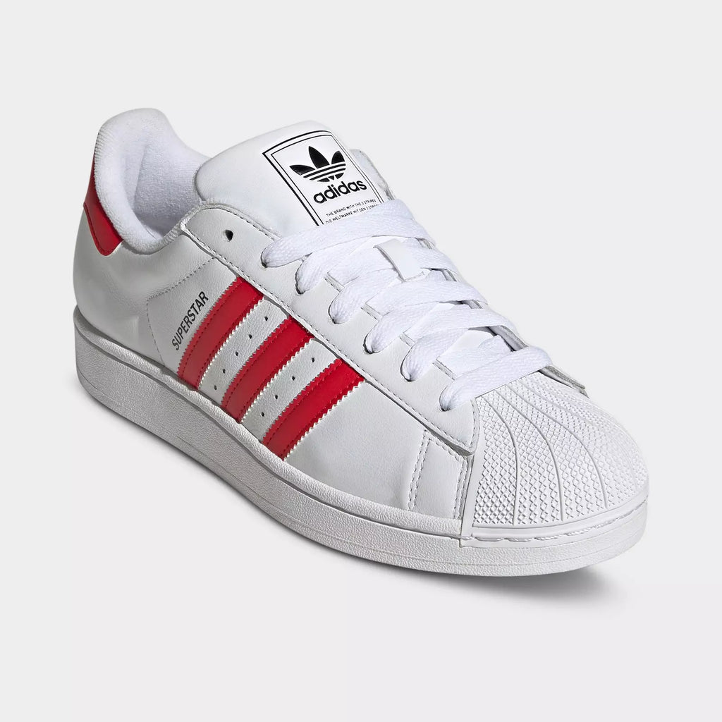 New Arrival Adidas Original SUPERSTAR II Men -WHITE /BETSCARLET/BLACK