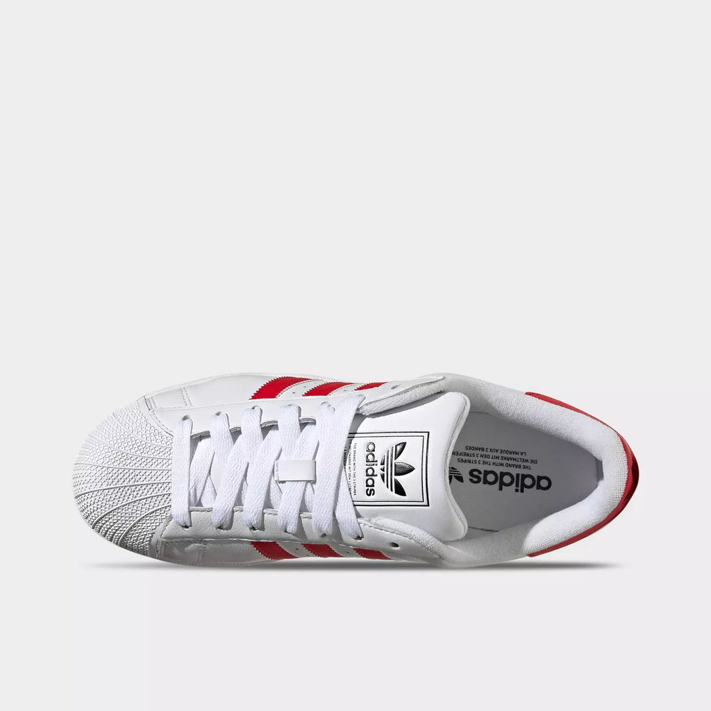 New Arrival Adidas Original SUPERSTAR II Men -WHITE /BETSCARLET/BLACK