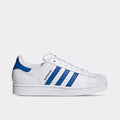 New Arrival Adidas Original SUPERSTAR II Men -WHITE/ROYAL BLUE/BLACK