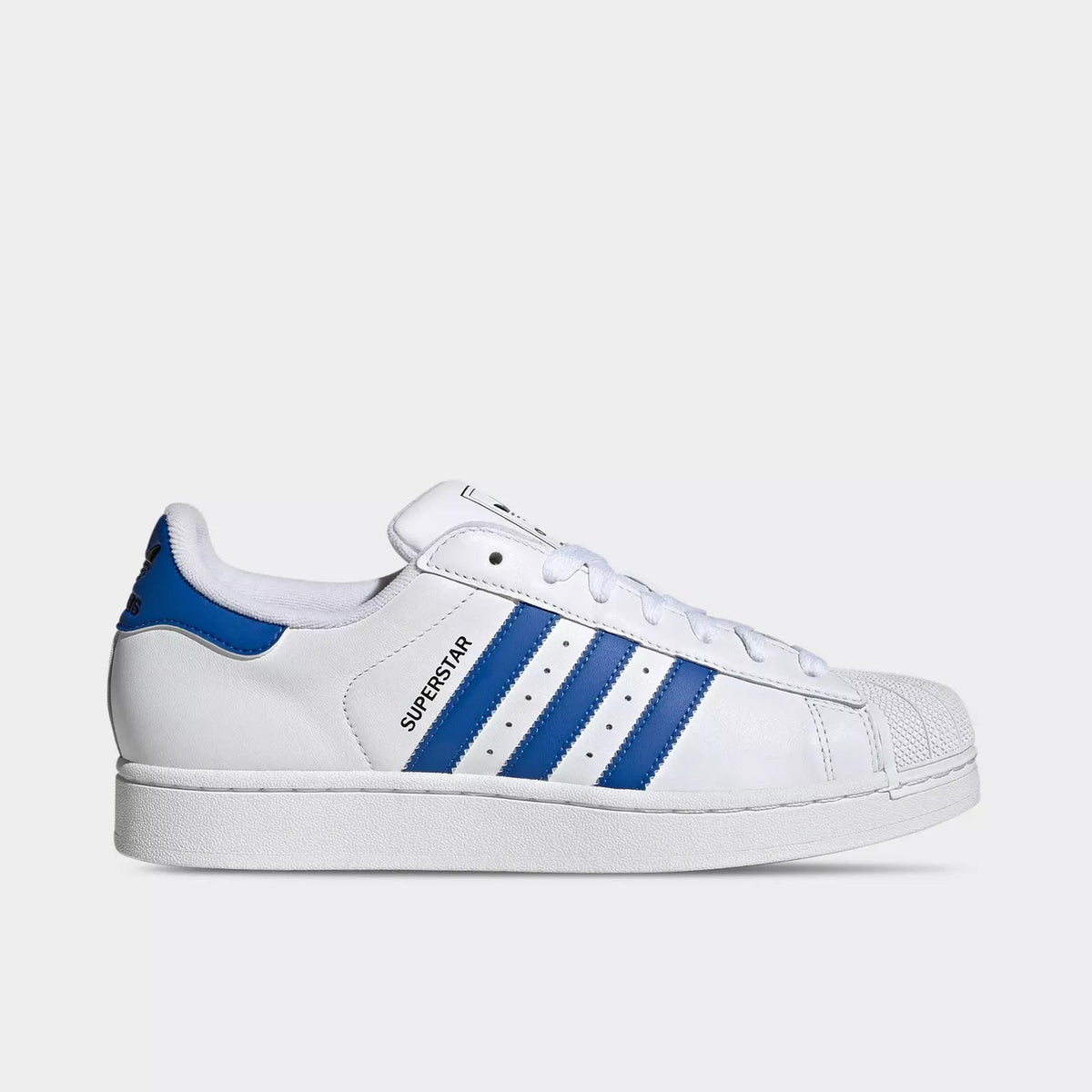 New Arrival Adidas Original SUPERSTAR II Men -WHITE/ROYAL BLUE/BLACK
