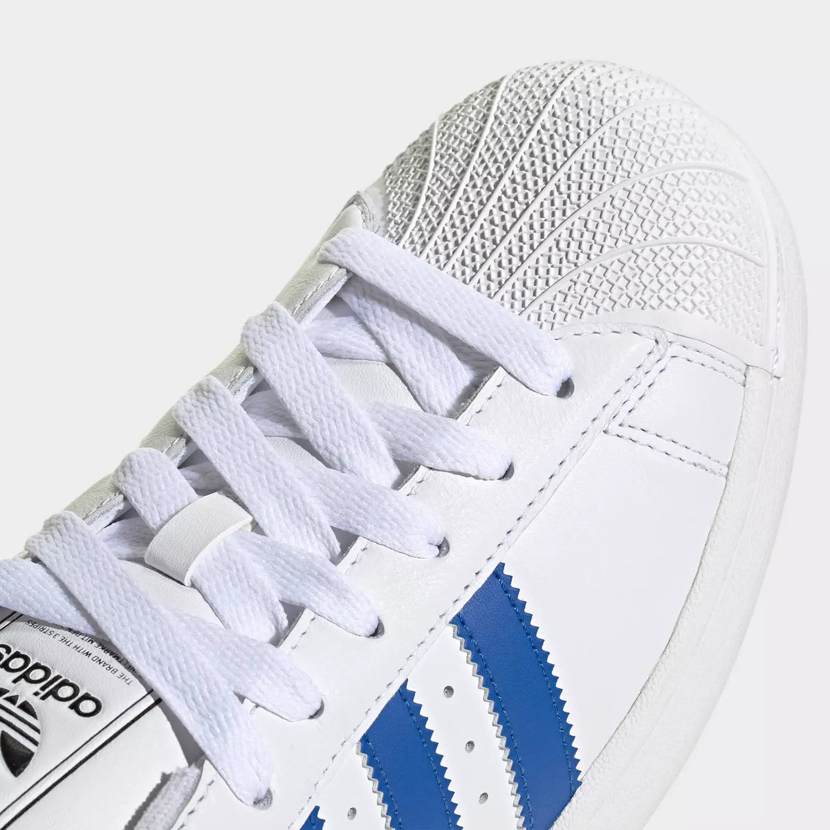 New Arrival Adidas Original SUPERSTAR II Men -WHITE/ROYAL BLUE/BLACK