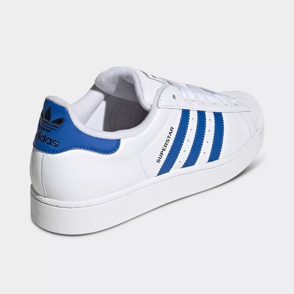 New Arrival Adidas Original SUPERSTAR II Men -WHITE/ROYAL BLUE/BLACK
