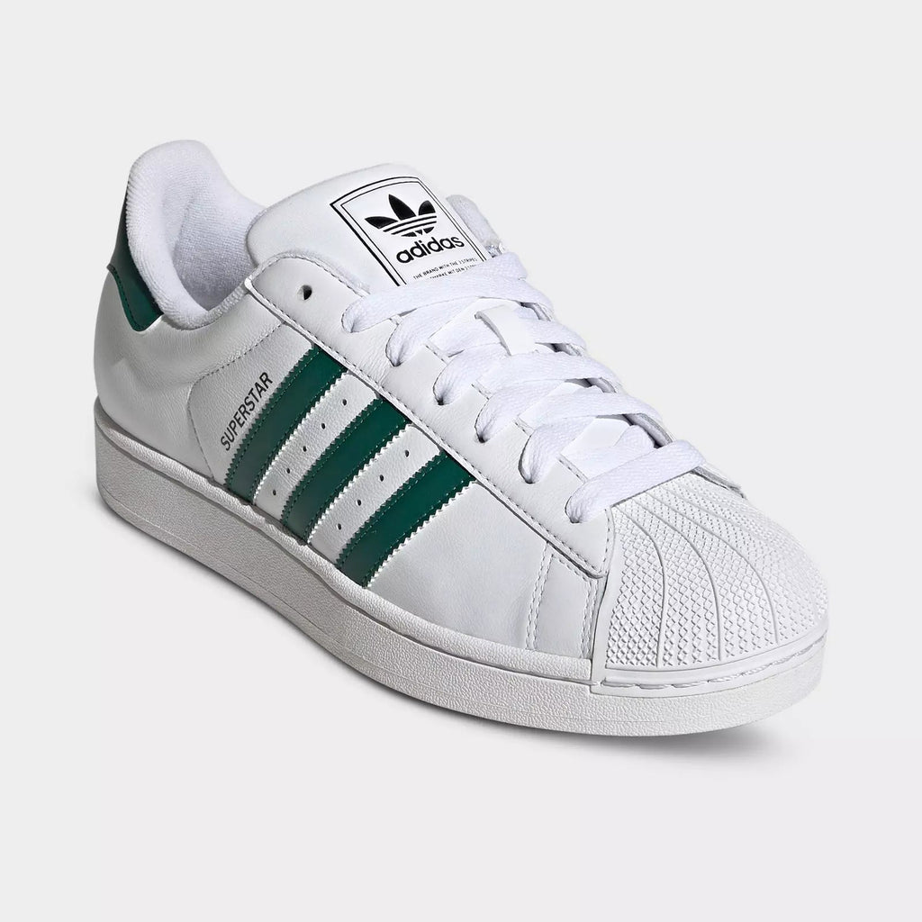 New Arrival Adidas Original SUPERSTAR II Men -WHITE/GREEN/BLACK