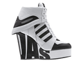 adidas JS Streetball Platform Jeremy Scott White Black (Women's) dealsale365