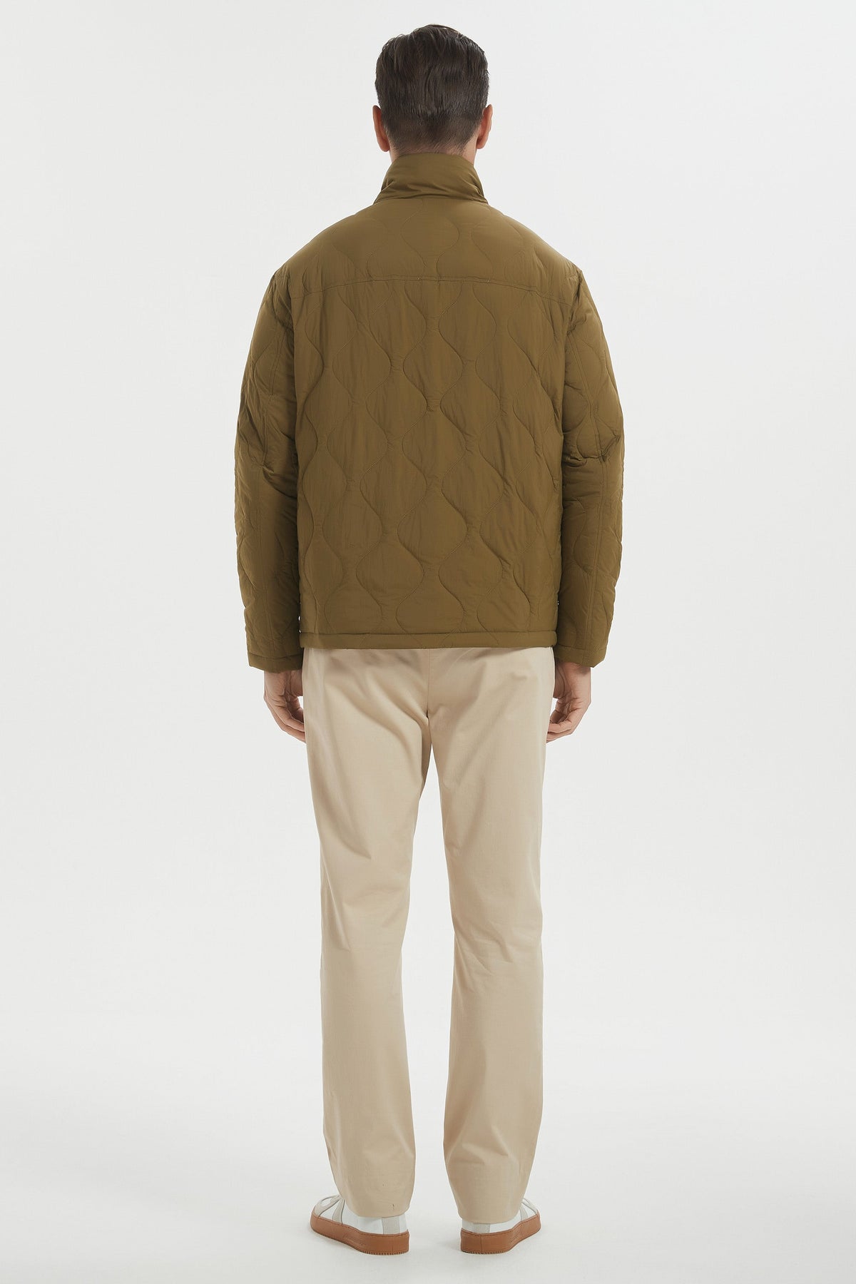Hot-Sale Lightweight Quilted Down Bomber Jackets Full Zip