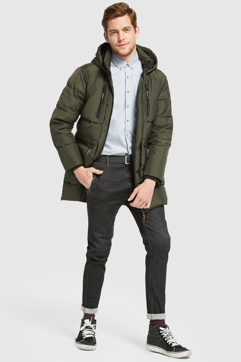 Hot-Sale 092 Universe Hooded Thickened Down Jacket