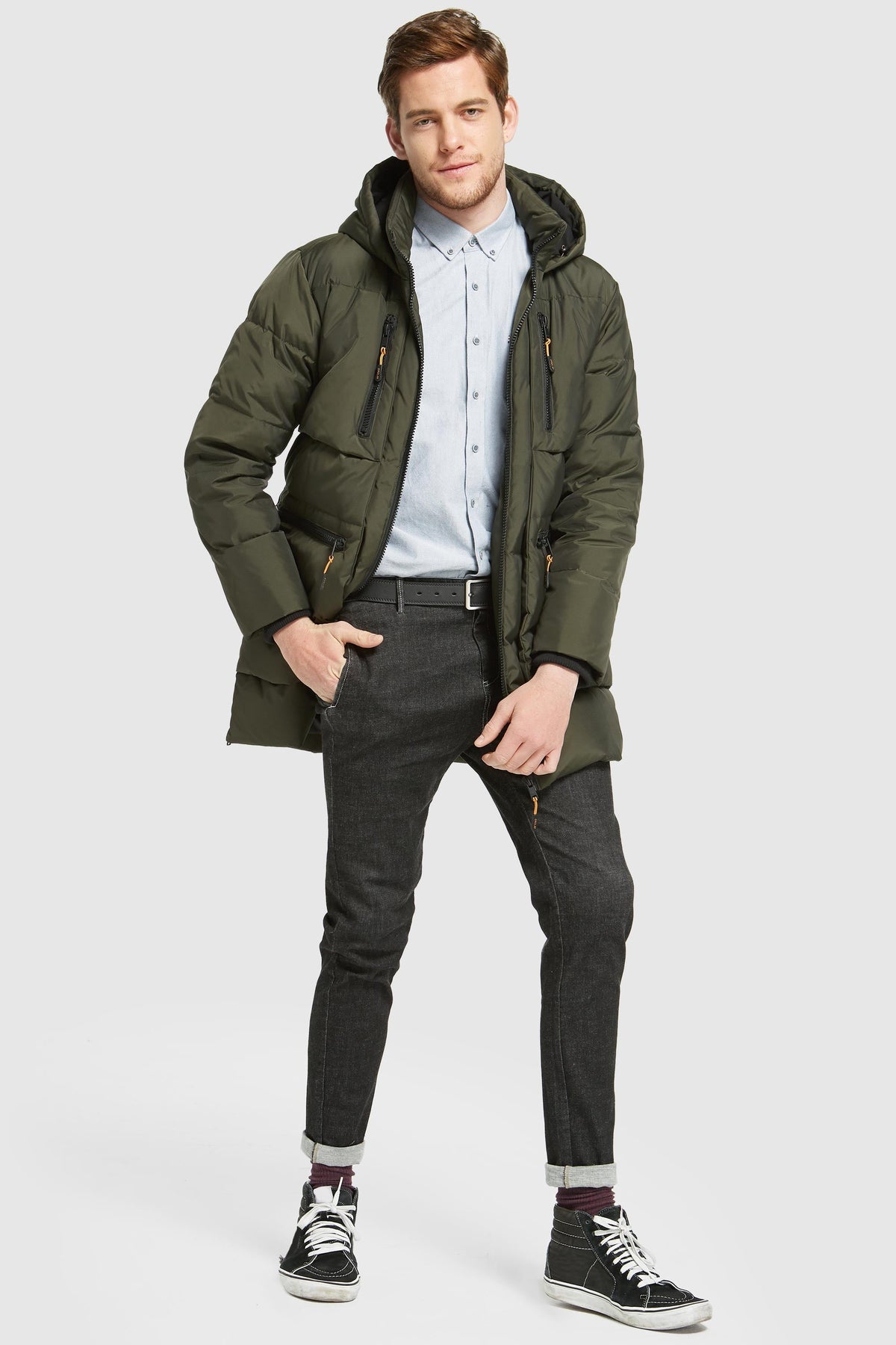 Hot-Sale 092 Universe Hooded Thickened Down Jacket