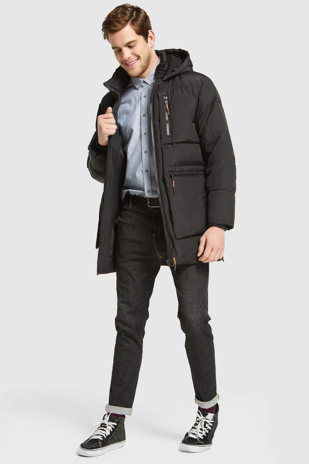 Hot-Sale 092 Universe Hooded Thickened Down Jacket