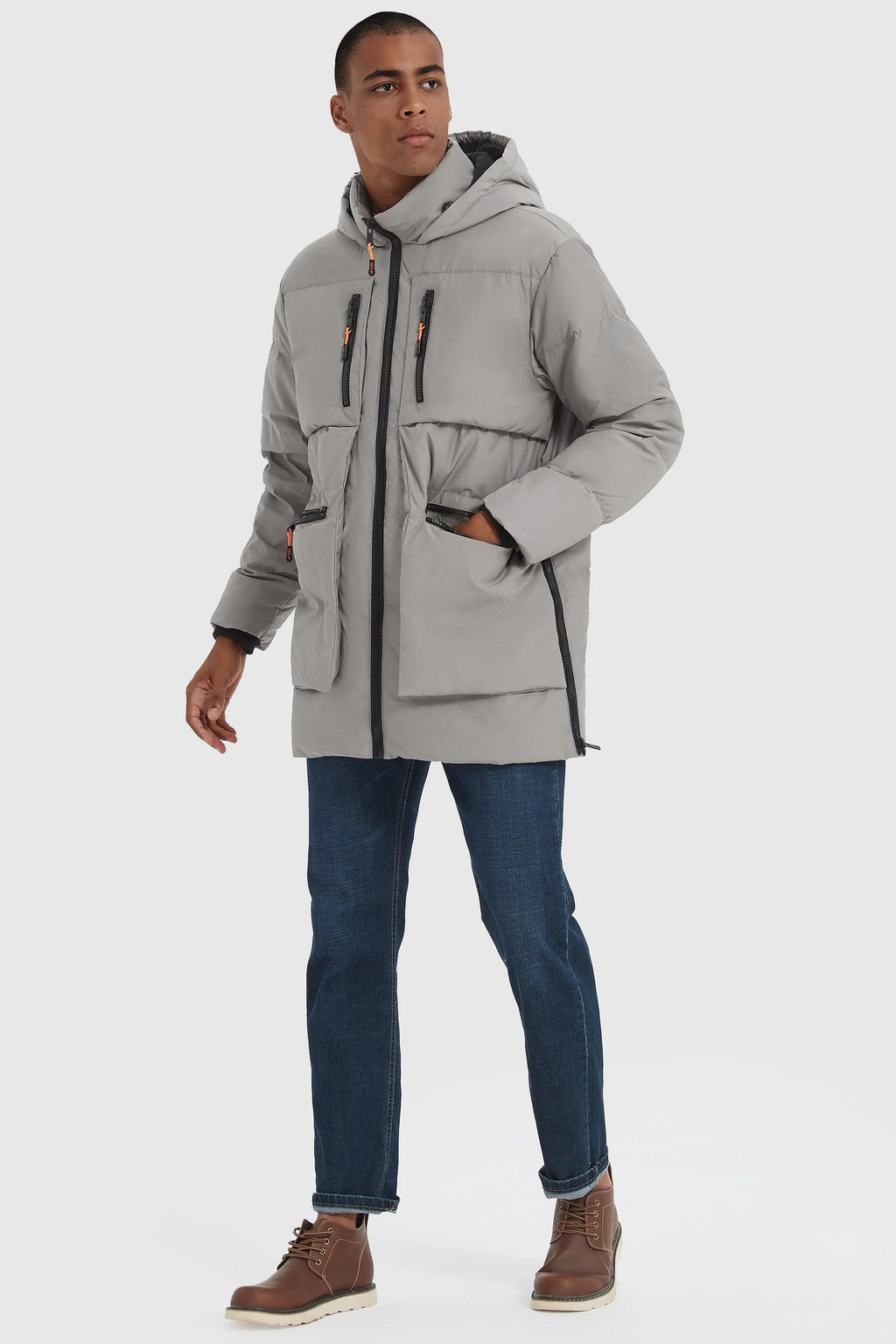 Hot-Sale 092 Universe Hooded Thickened Down Jacket