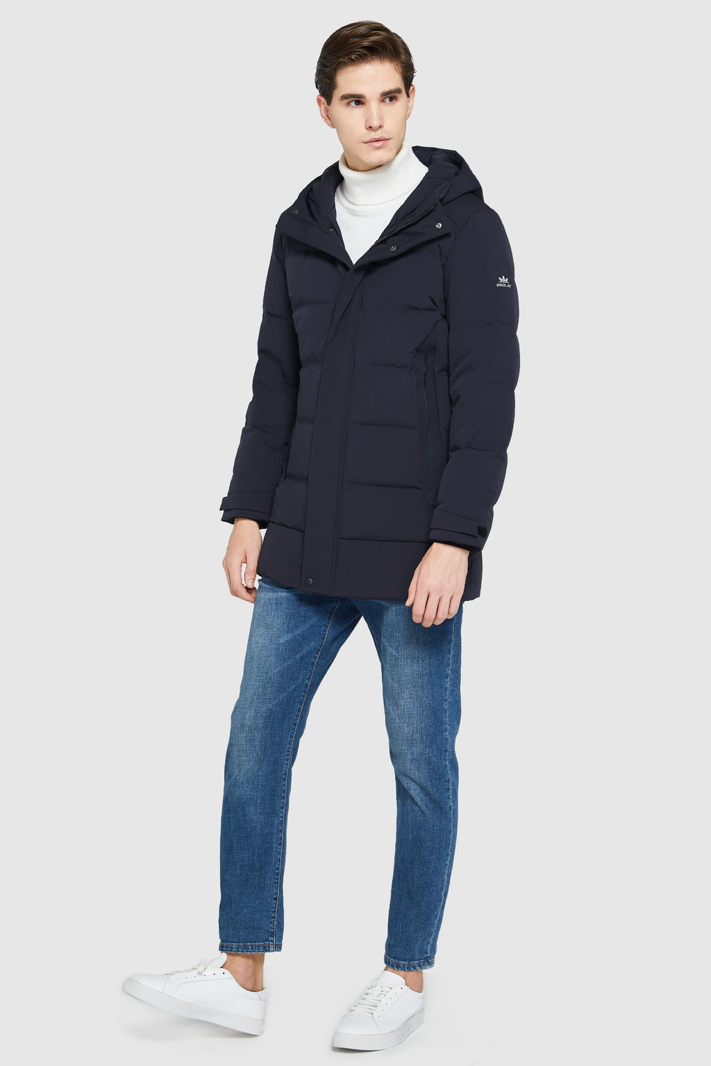 Hot-Sale Double Snap Thickened Down Jacket