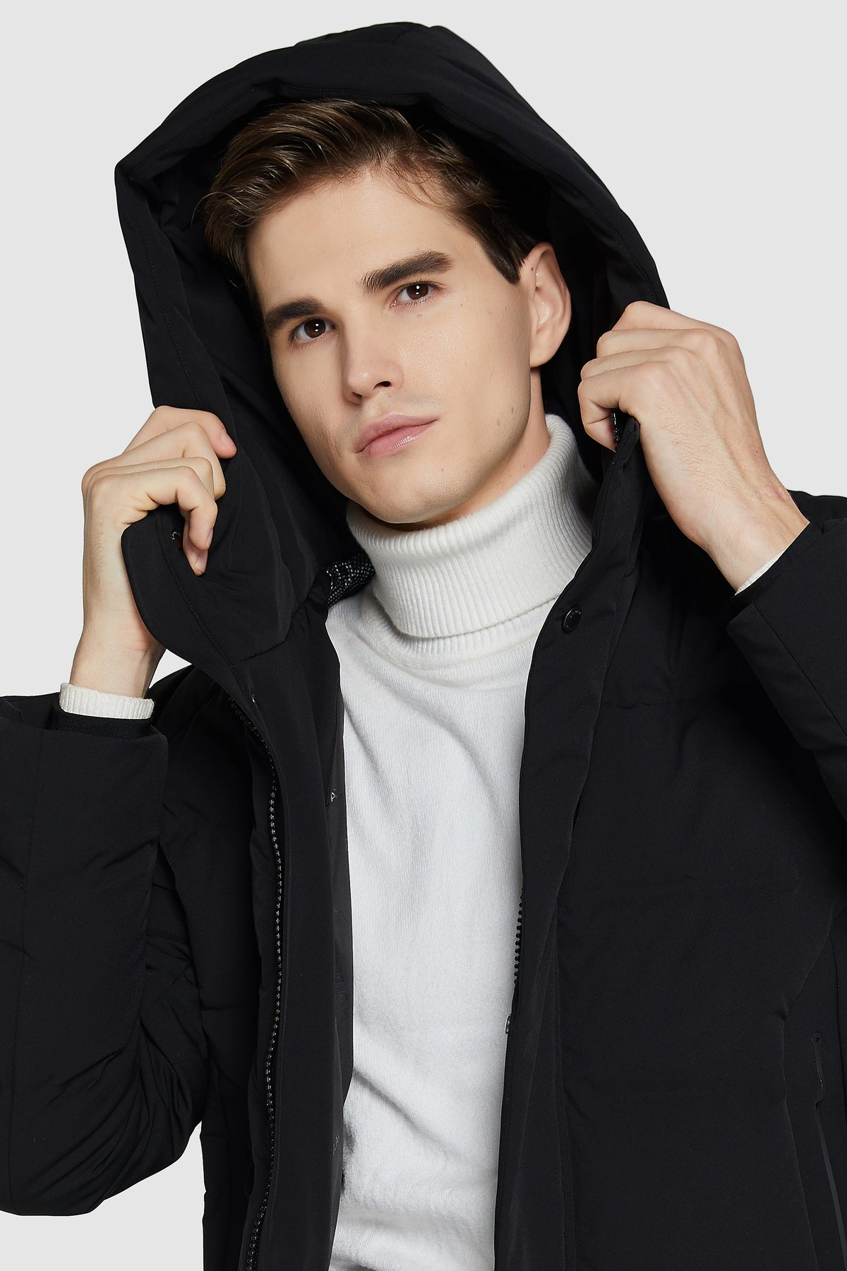 Hot-Sale Double Snap Thickened Down Jacket