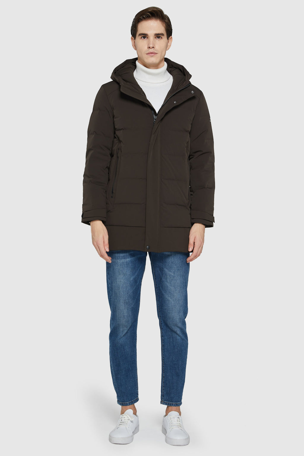 Hot-Sale Double Snap Thickened Down Jacket