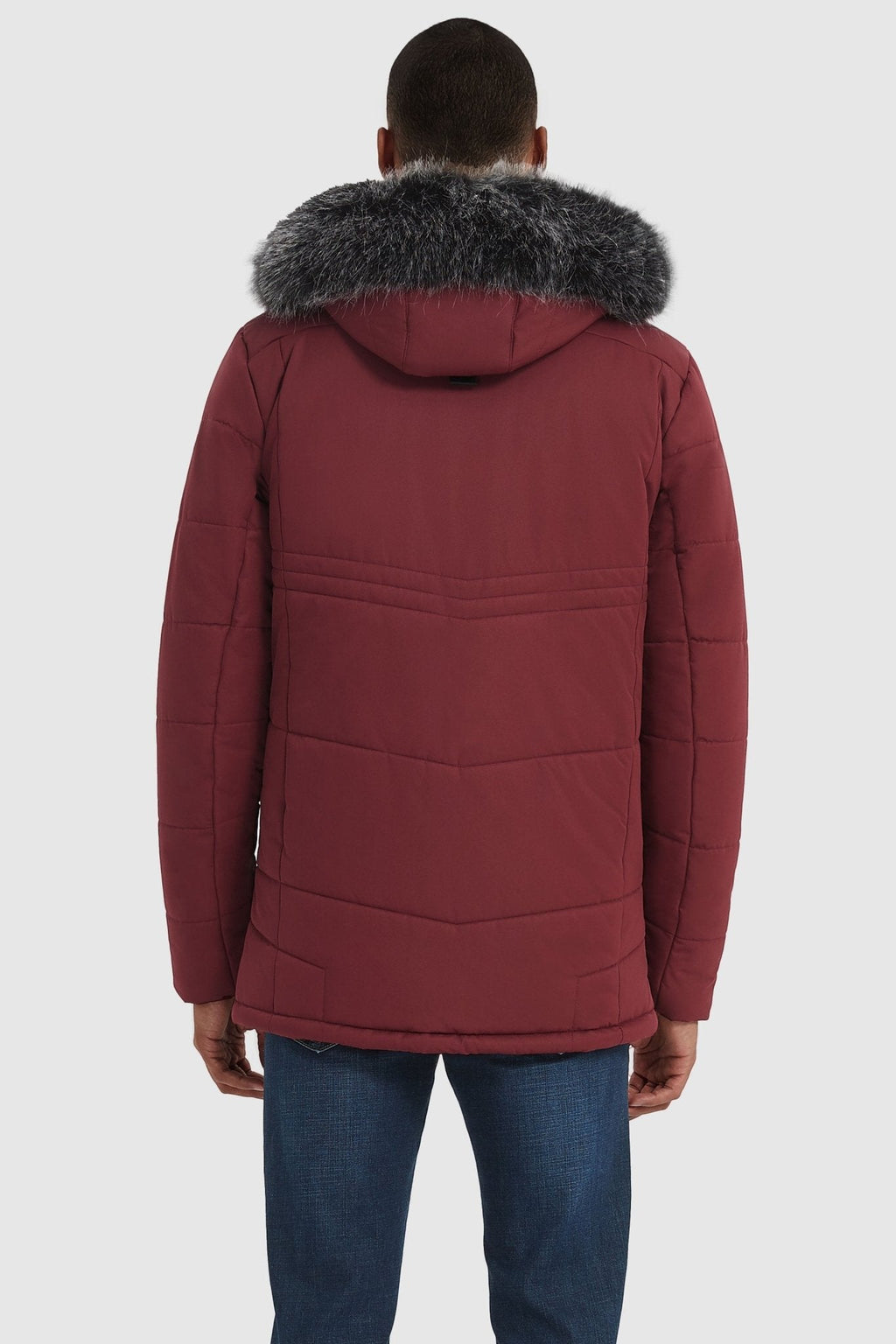 Hot-Sale Hooded Mountain Parka with Faux Fur