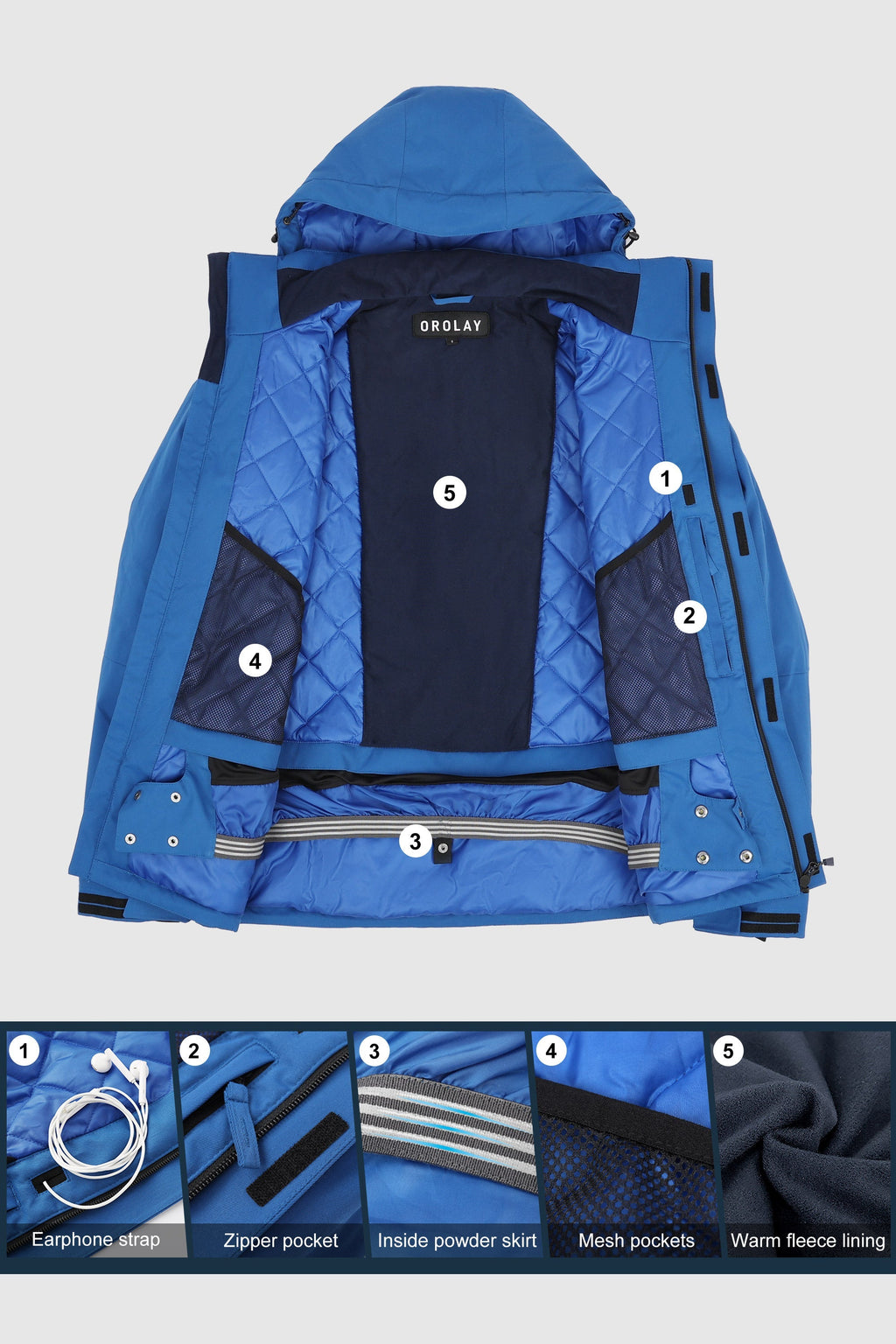 Hot-Sale Mountain Waterproof Ski Jacket