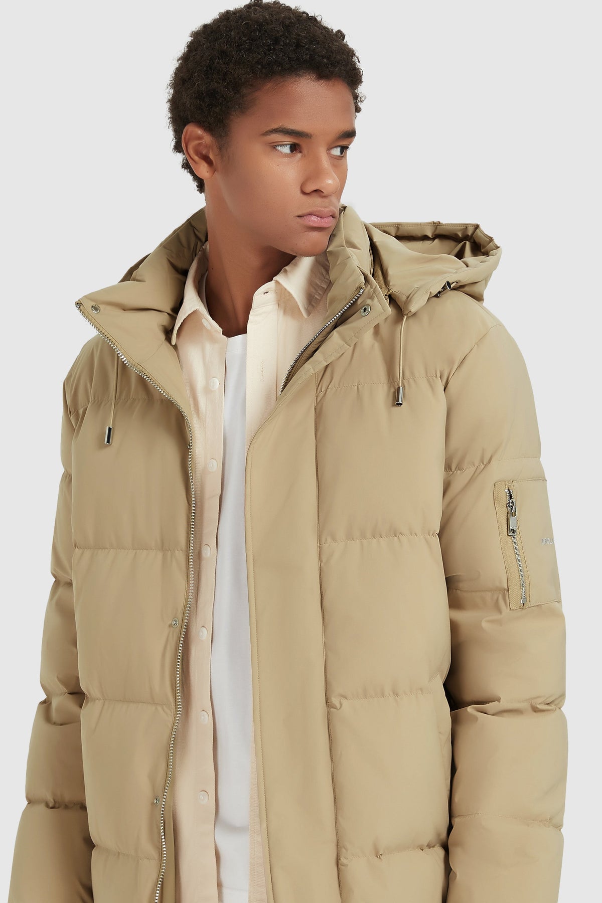 Hot-Sale Zip Up Snap Button Thickened Down Jacket