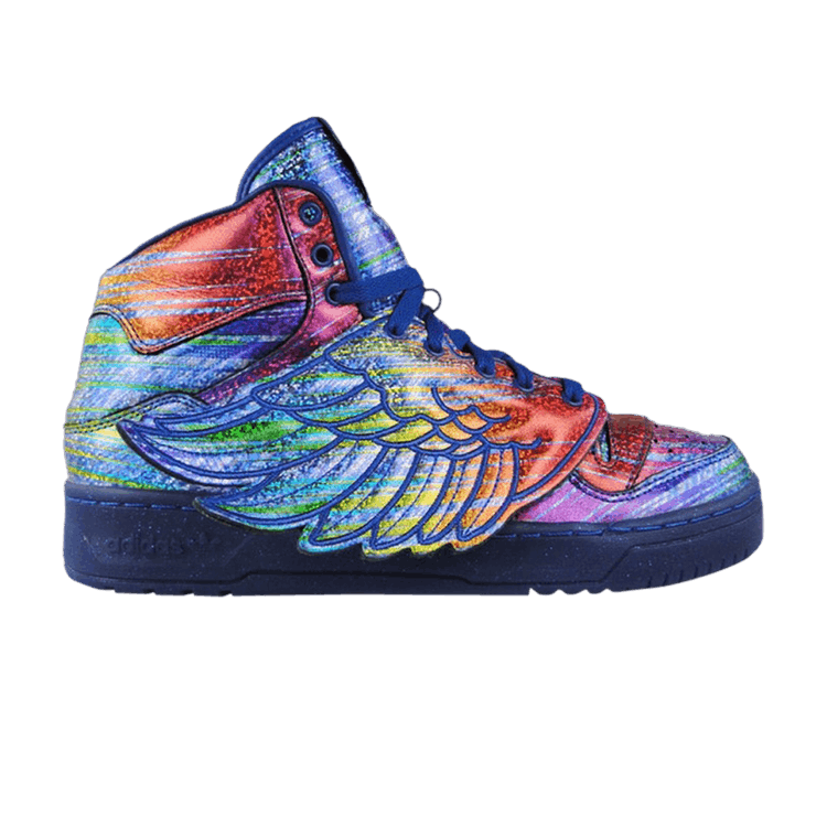 adidas JS Wings Jeremy Scott Rainbow Foil dealsale365