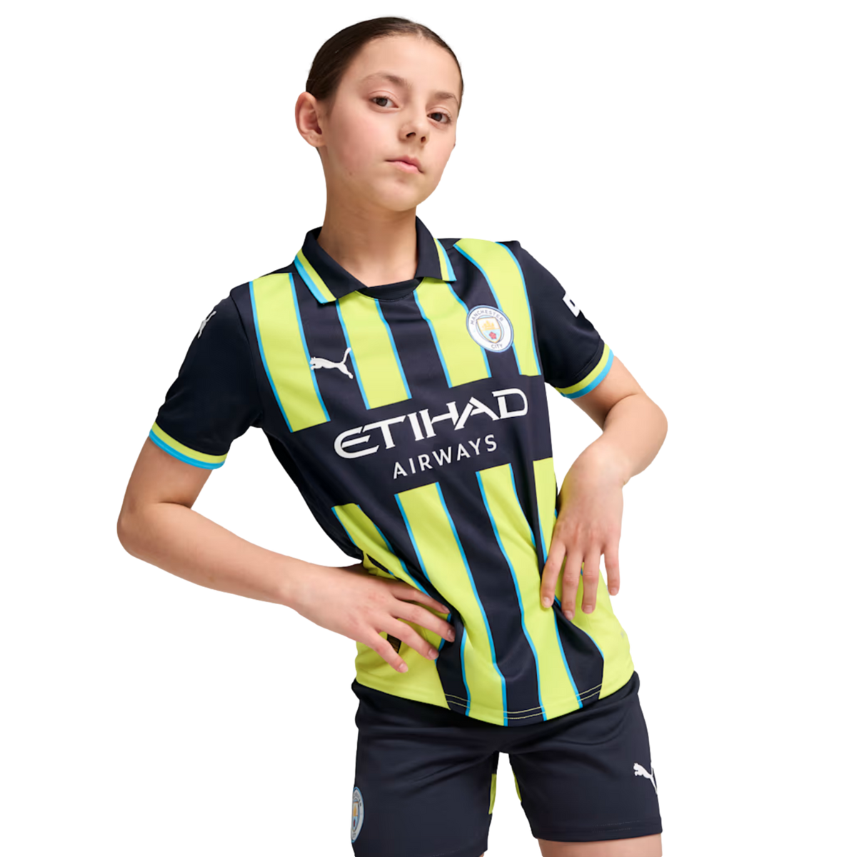 2026 New Arrival Puma Manchester City 24/25 Youth Away Jersey