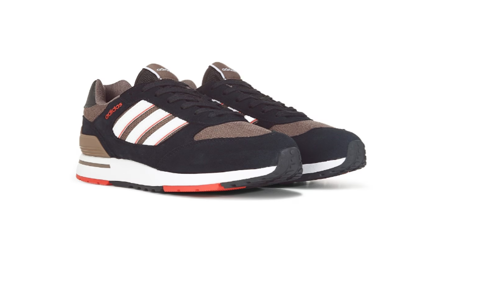 New Arrival Adidas Original RUN 80S Men - BLACK BROWN/ORANGE