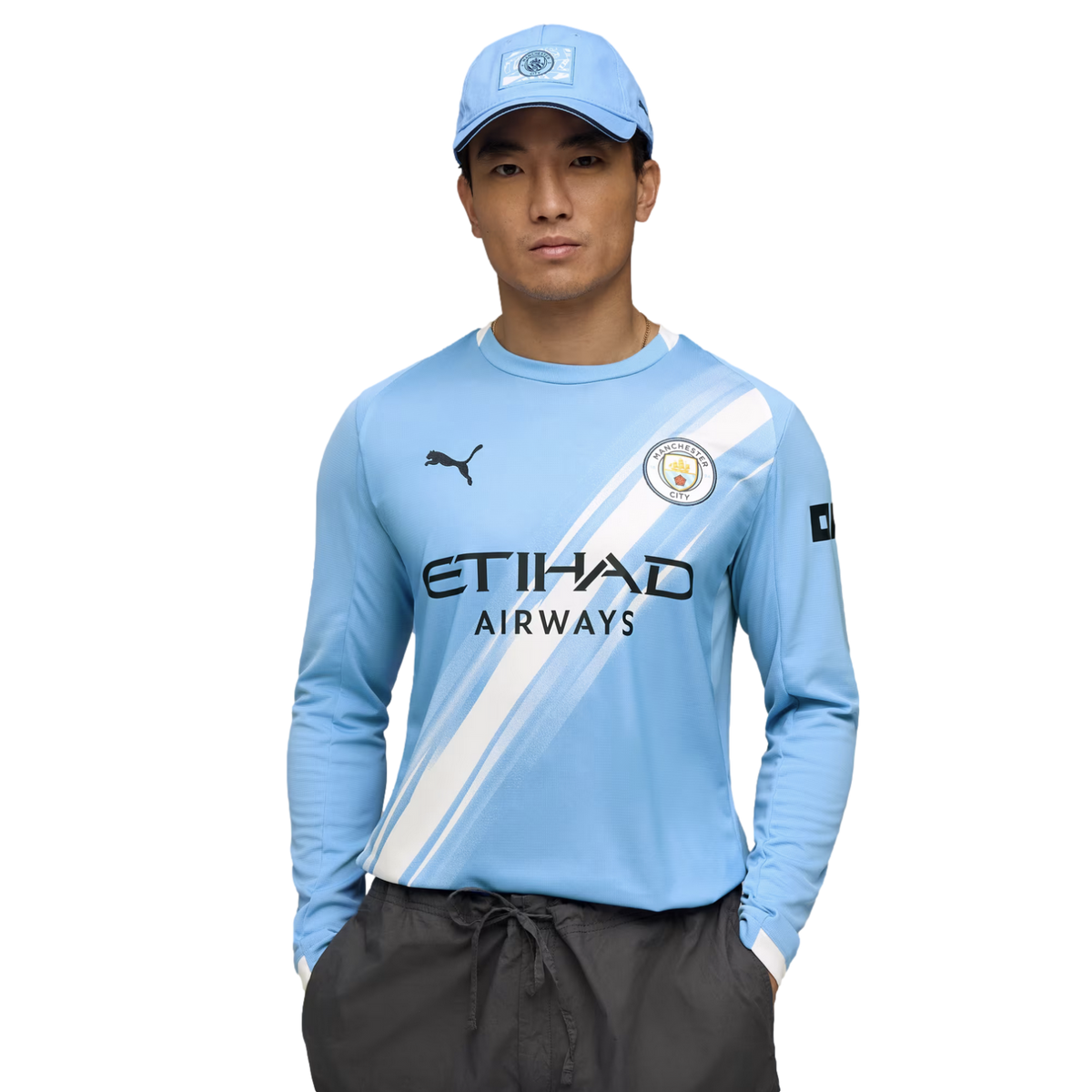 2026 New Arrival Puma Manchester City 25/26 Long Sleeve Home Jersey