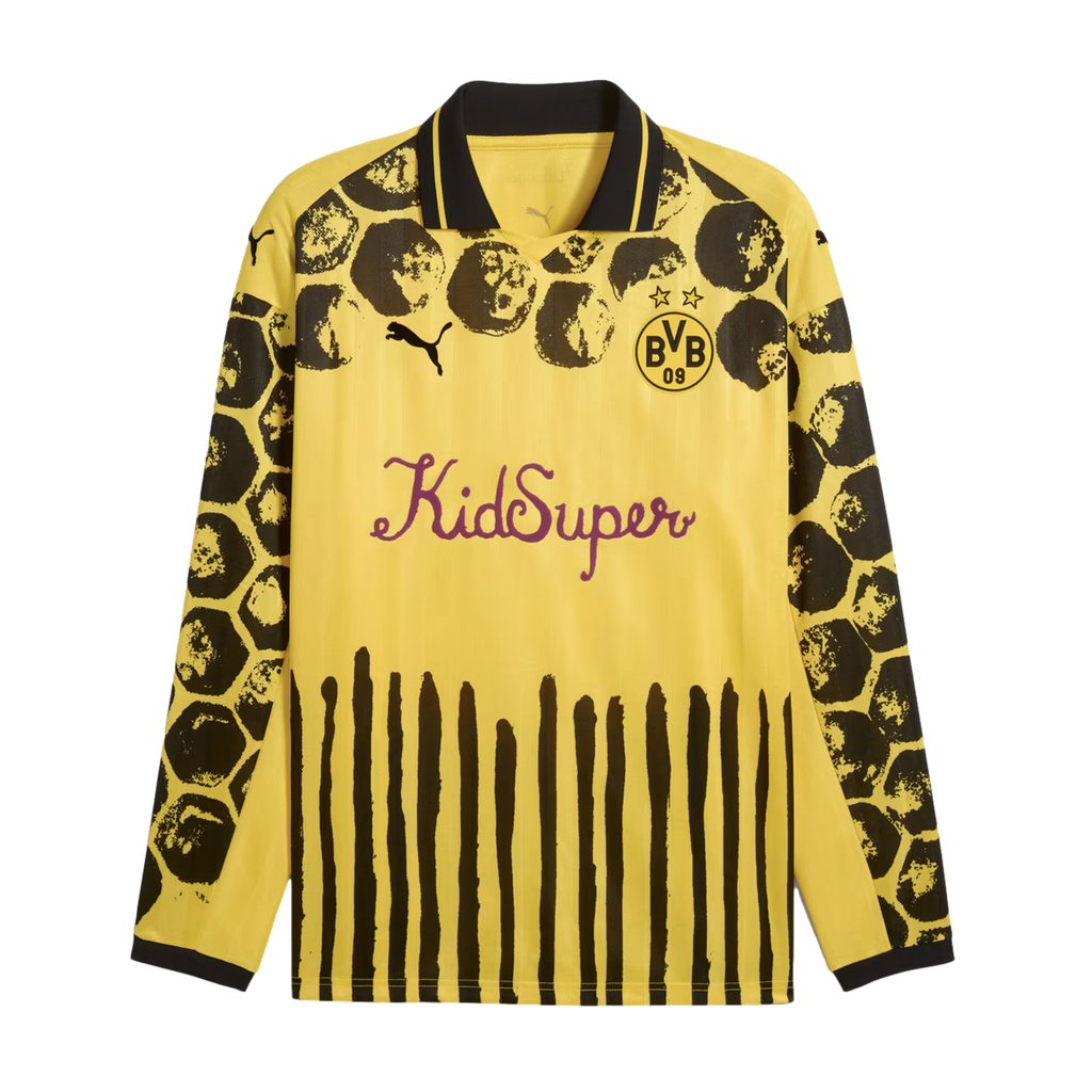 2026 New Arrival Puma Borussia Dortmund x KidSuper CWC Long Sleeve Retro Jersey