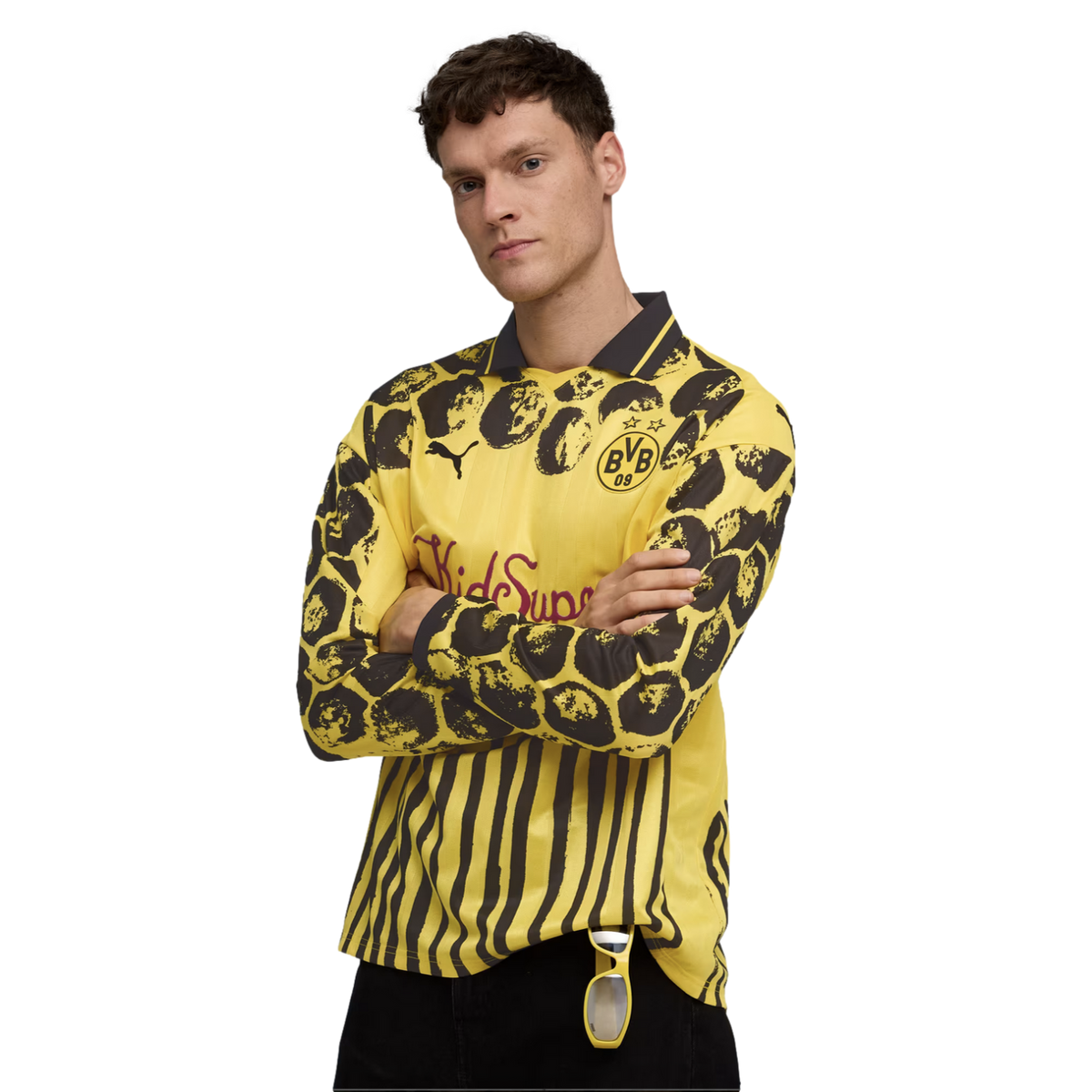 2026 New Arrival Puma Borussia Dortmund x KidSuper CWC Long Sleeve Retro Jersey