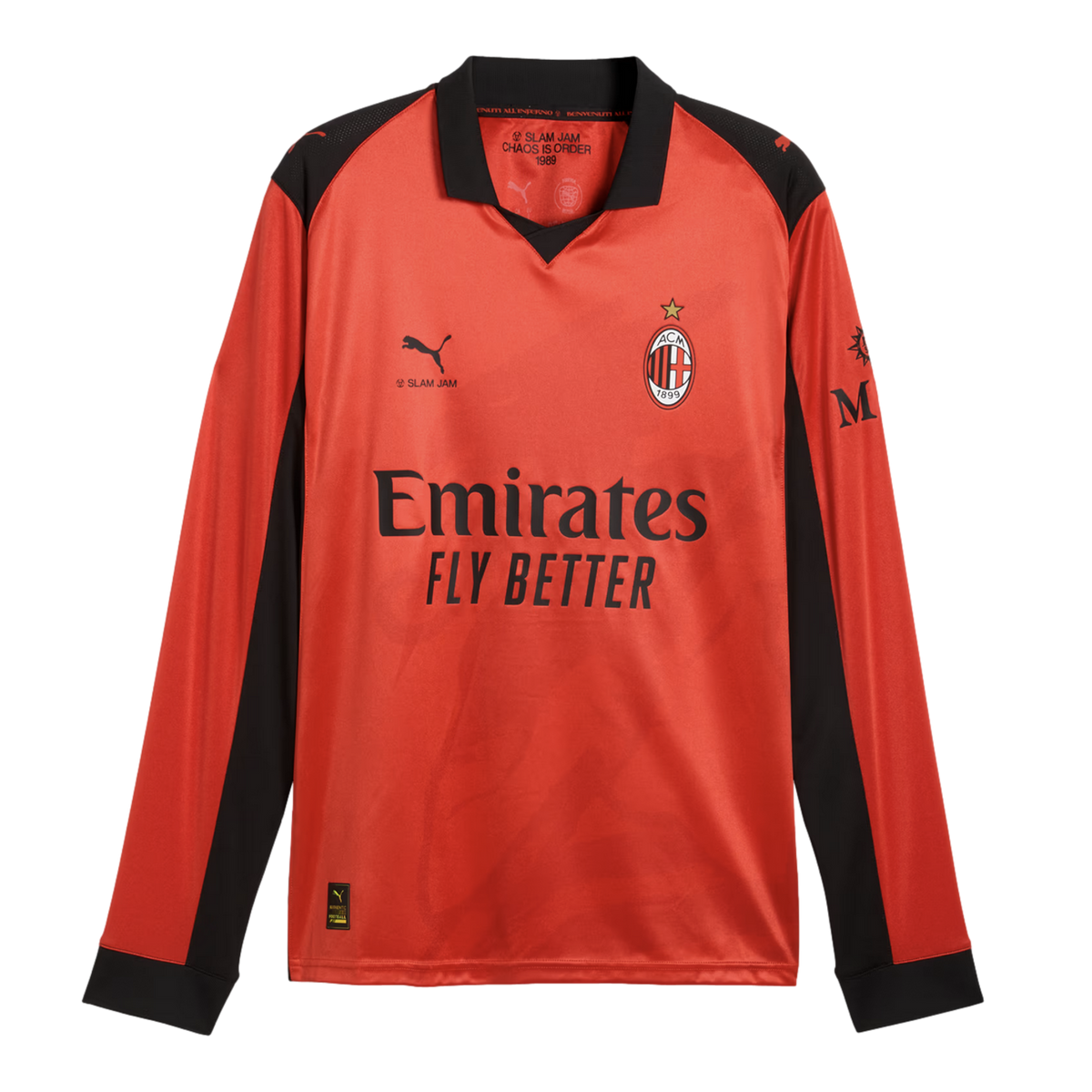 2026 New Arrival Puma AC Milan x Slam Jam 25/26 Long Sleeve Jersey