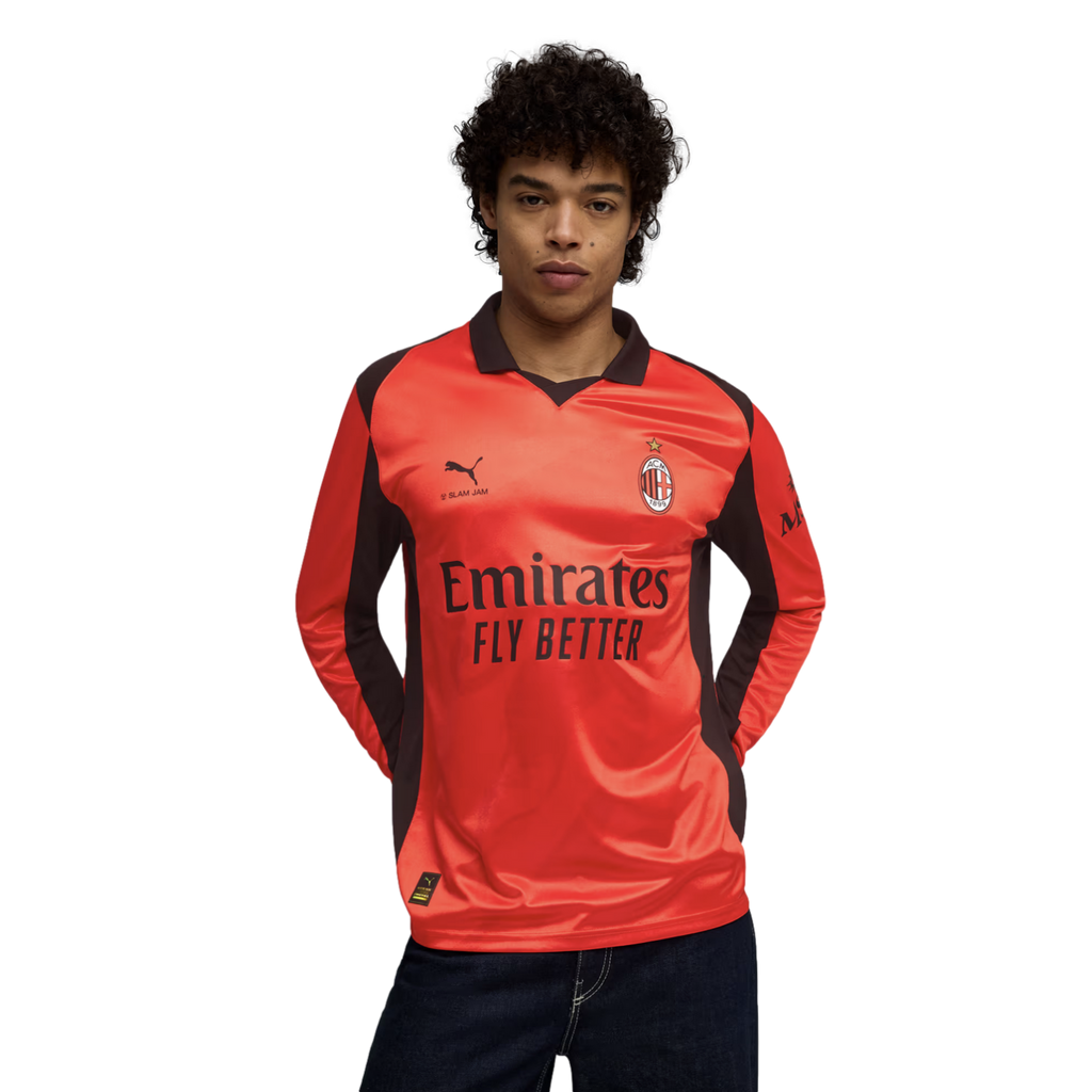 2026 New Arrival Puma AC Milan x Slam Jam 25/26 Long Sleeve Jersey