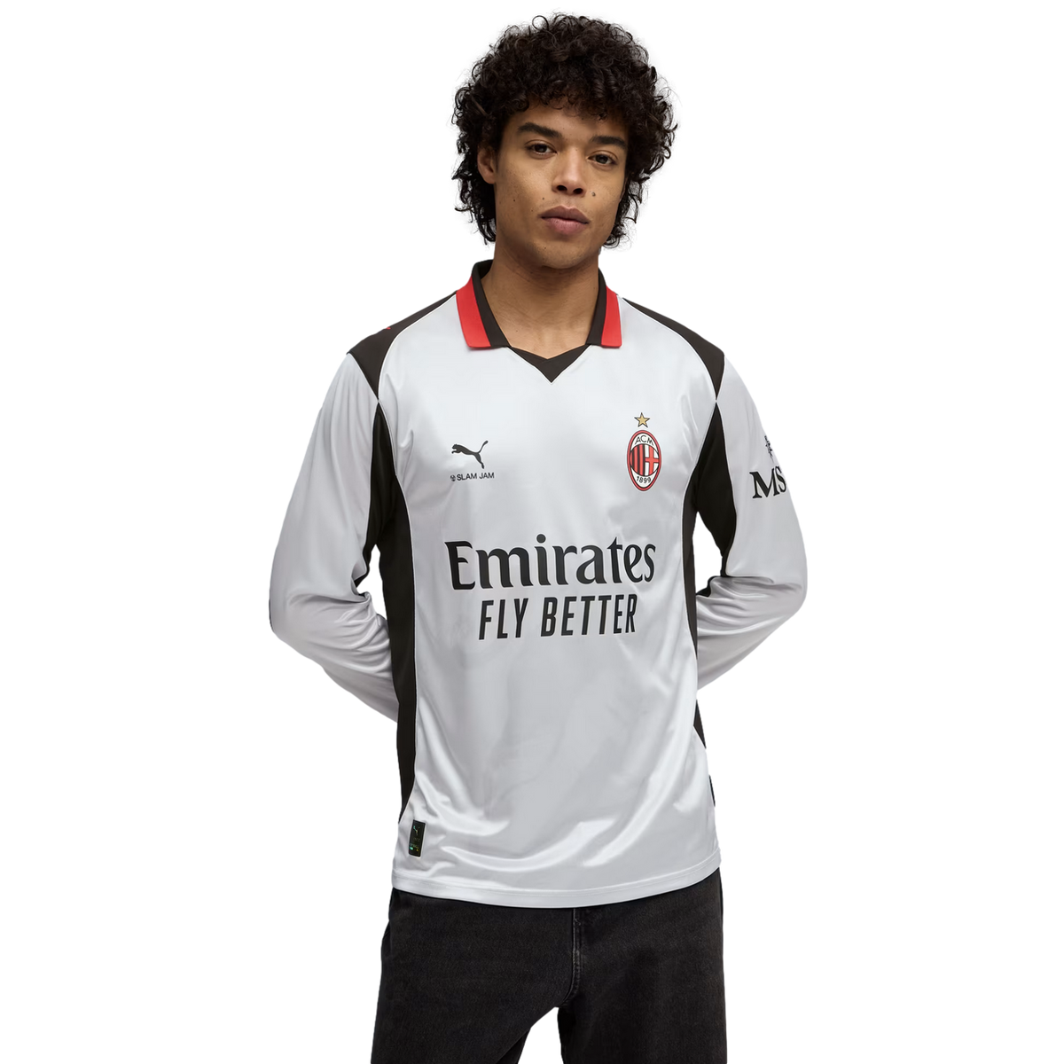 2026 New Arrival Puma AC Milan x Slam Jam 25/26 Long Sleeve Jersey