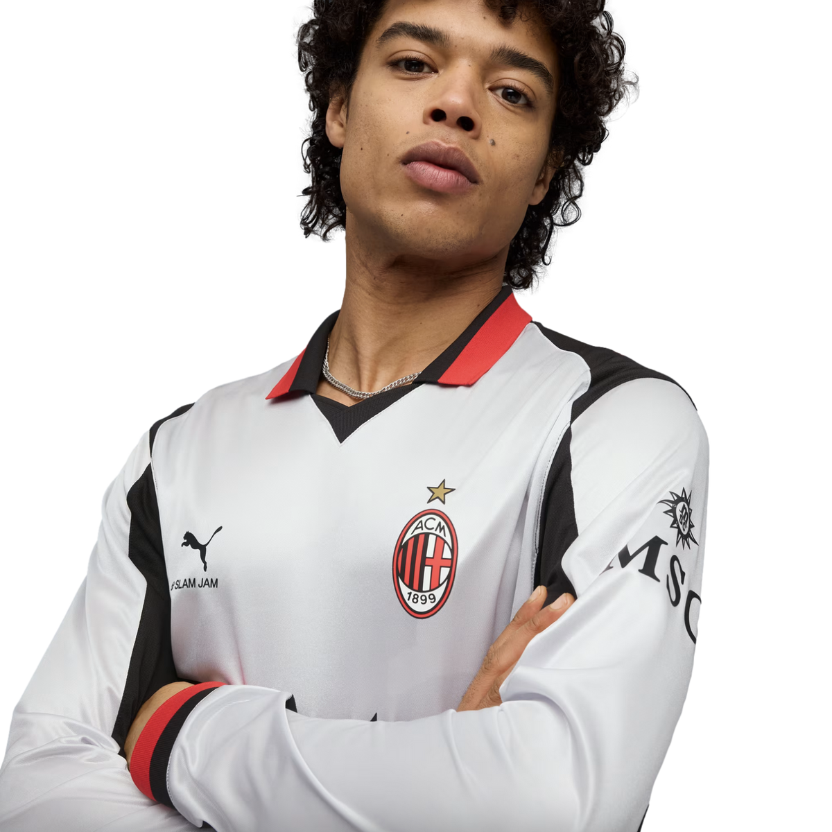 2026 New Arrival Puma AC Milan x Slam Jam 25/26 Long Sleeve Jersey