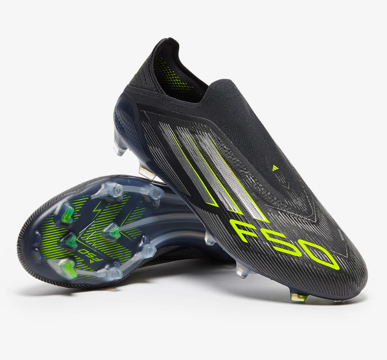 F50 Elite Laceless FG Green Black